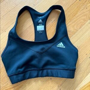 Black XS adidas sports bra - great condition